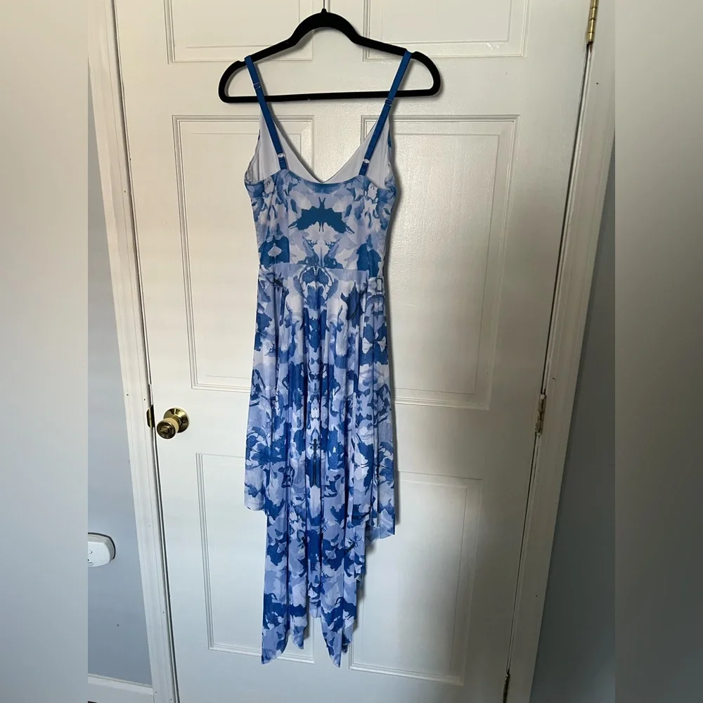 Blackmilk Rorschach Blue Handkerchief Dress - Picture 3 of 5